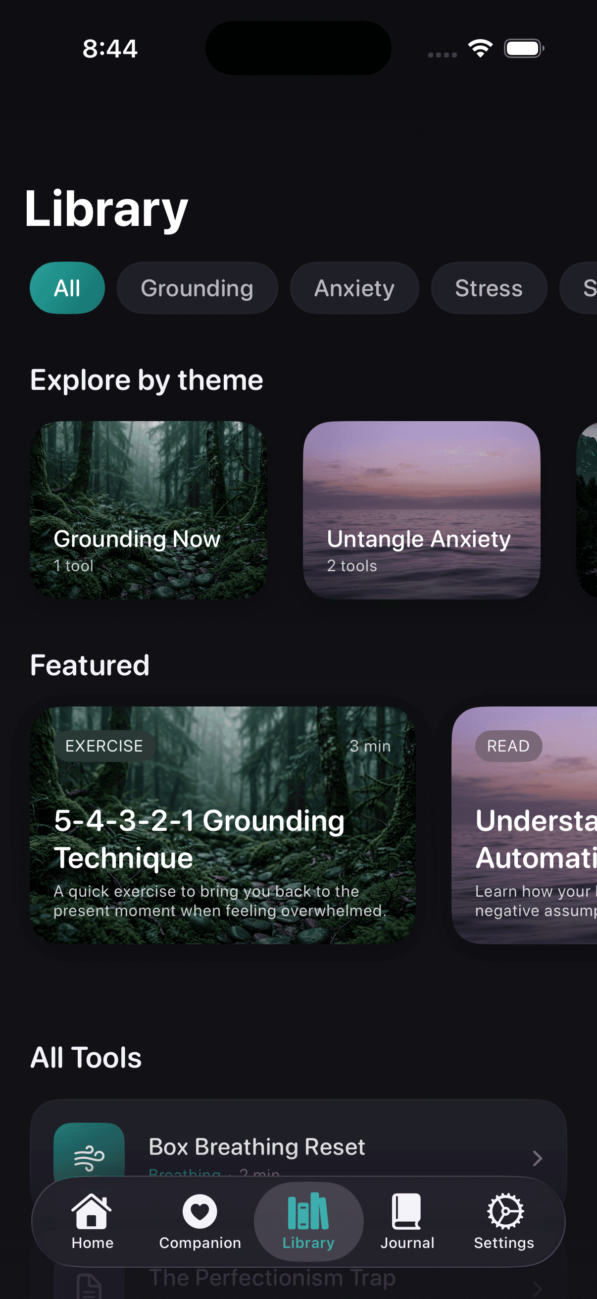 Library - Wellness Tools